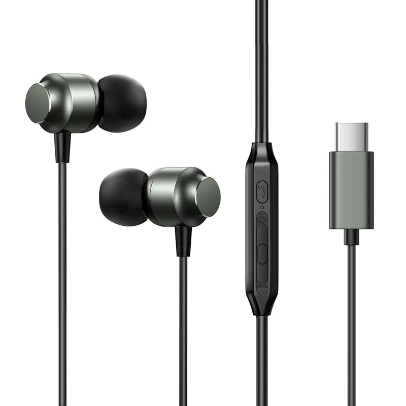 Joyroom JR-EC06 TYPE-C 綫控耳機  深灰色