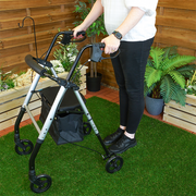 愛意達 輕便摺合式助行車 - 6寸輪子