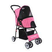 Dodopet Lightweight Four-Wheel Folding Small Dog Trolley