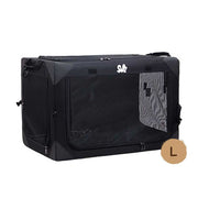 Dodopet One-Piece Metal Steel Foldable Outgoing Breathable Pet Cage (Suitable for Car Pets Outing)(L