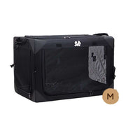 Dodopet One-Piece Metal Steel Foldable Outgoing Breathable Pet Cage (Suitable for Car Pets Outing)(M