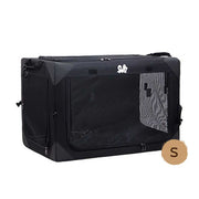 Dodopet One-Piece Metal Steel Foldable Outgoing Breathable Pet Cage (Suitable for Car Pets Outing)(S