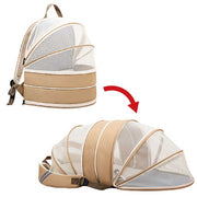 Dodopet Pet Cat Semi-Concealed Ventilated Foldable Backpack (Upgrade Expandable Mobile Tent Version)