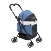 IVPETS Japan BONBI IVPETS Coron Foldable Pet Japan Original Outgoing Trolley (Blue) (8kg load)
