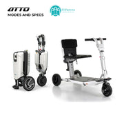 MovingLife 以色列 ATTO 電動輪椅代步車 (喼型設計可摺、FDA認可、香港總代理）