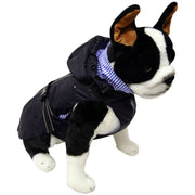 One for Pets All-Weather Raincoat-Navy-M
