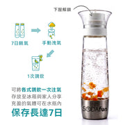 Soda Fun FOLD 摺疊式｜ 底部進氣梳打水機套裝 ｜ 附送1支450g氣