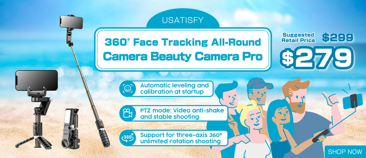 ElecBoy ｜USATISFY 360° Face Tracking All-Round Camera Beauty Camera Pro