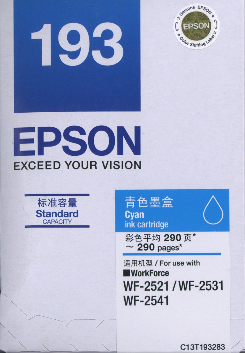 EPSON T193 Cyan Ink