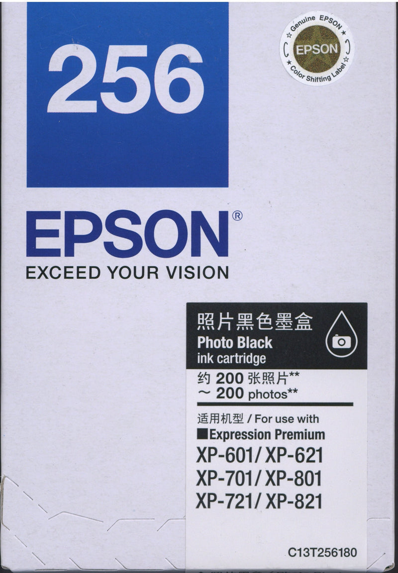 EPSON 愛普生 C13T256 相片黑色墨盒