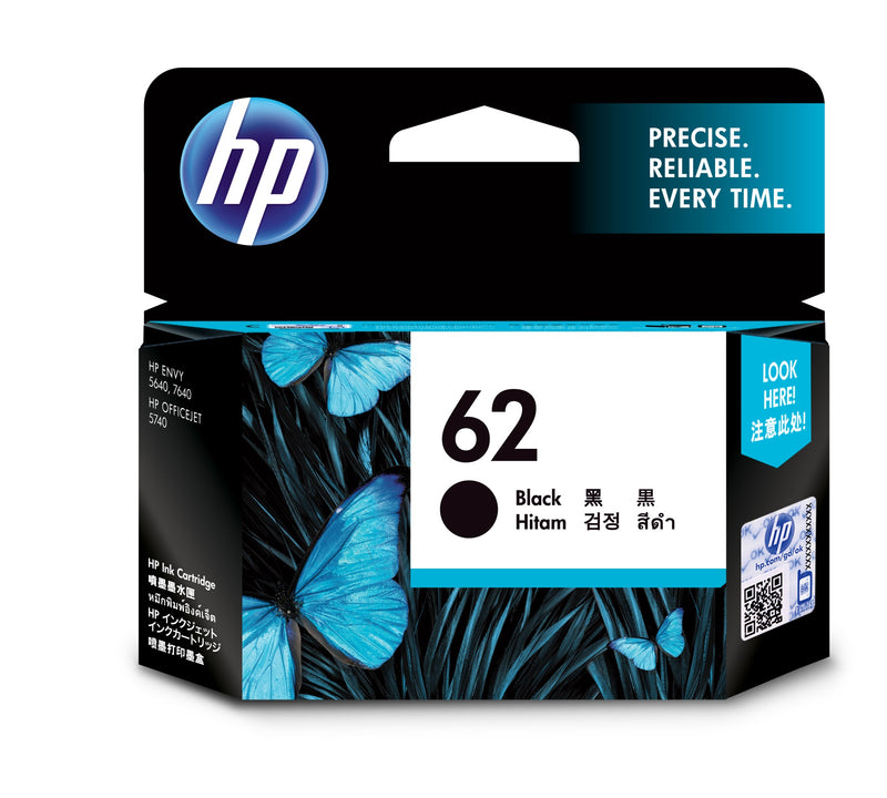 HP 惠普 62 黑色 墨盒