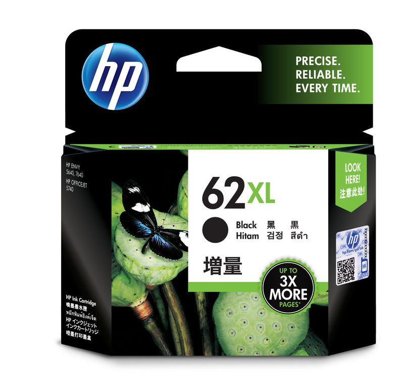 HP 惠普 62XL 黑色 墨盒