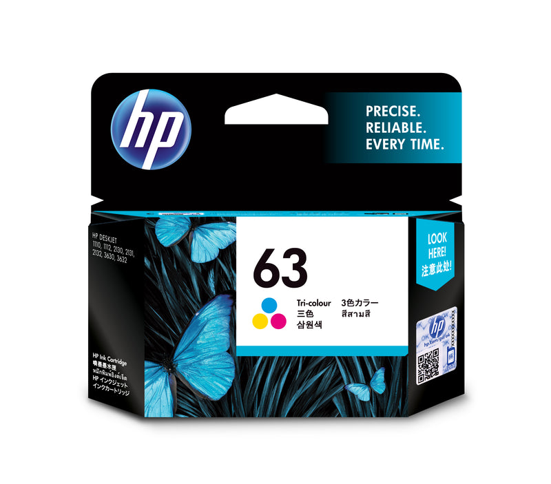 HP 惠普 63 彩色 墨盒