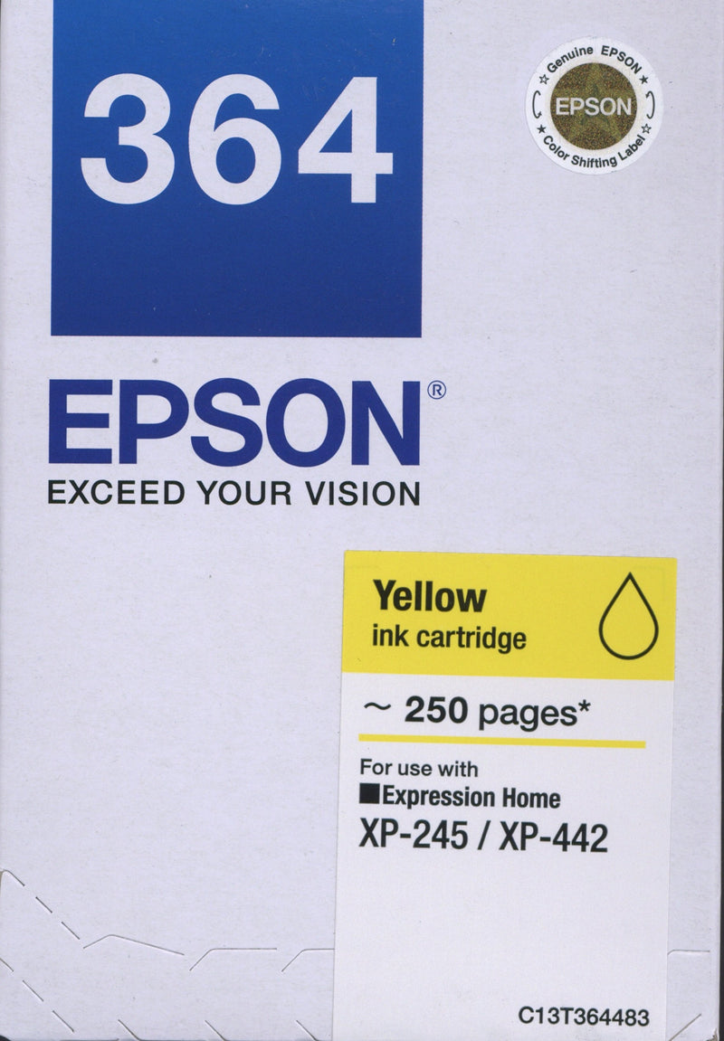 EPSON 愛普生 T364 黃色 墨盒