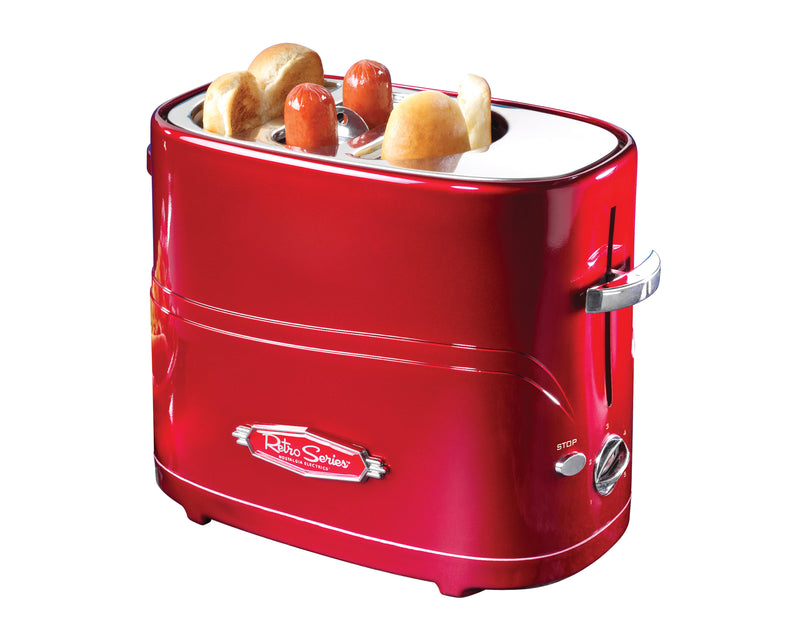 NOSTALGIA HDT600 Retro Pop-Up Hot Dog Toaster