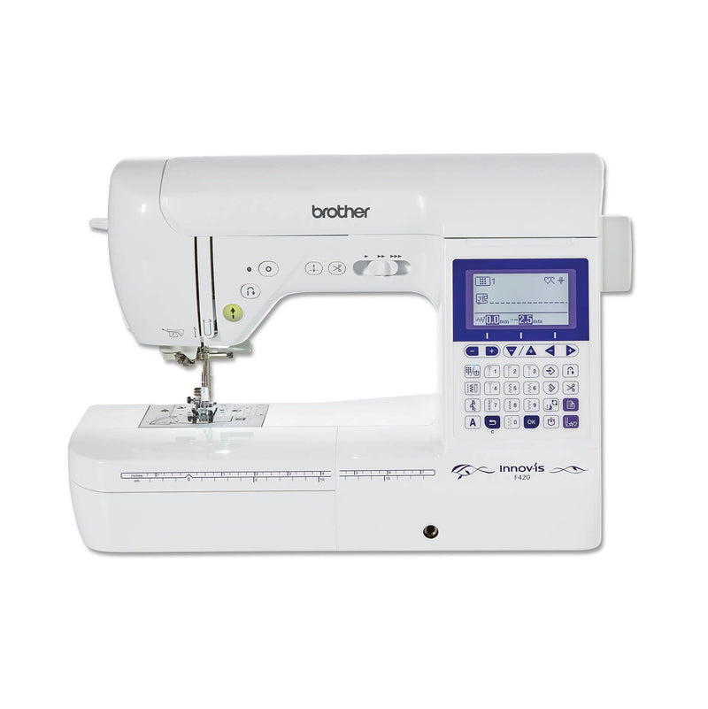 BROTHER 兄弟 F420, Computerized sewing machine with 140 stitches/10 buttonhole styles included