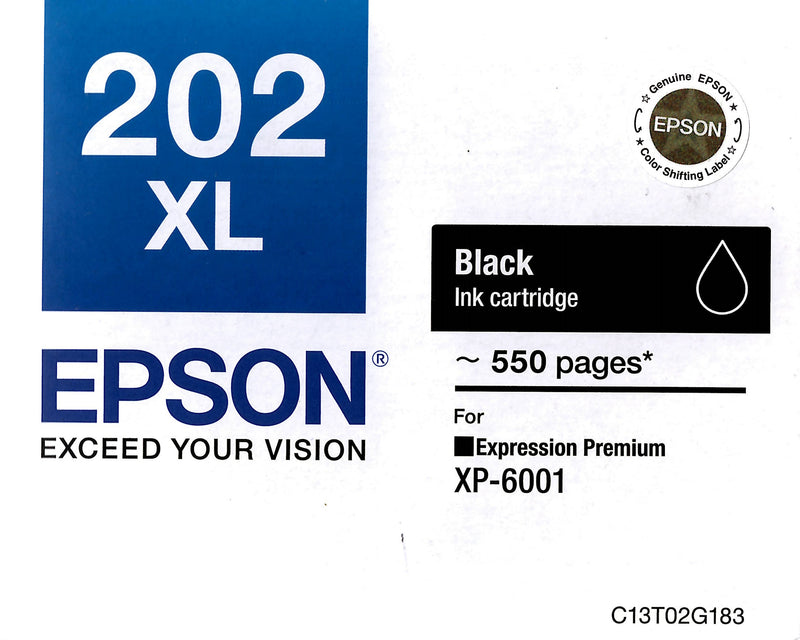 EPSON 202XL Black Ink Cartridge