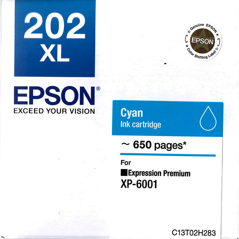 EPSON 202XL Cyan Ink Cartridge