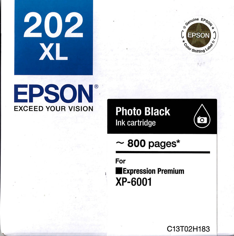 EPSON 202XL Black Ink Cartridge