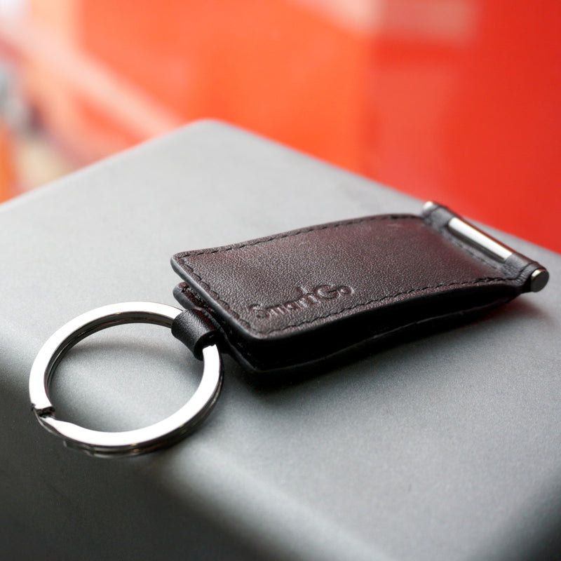 SmartGo SG-HL98BK 真皮SIM卡存放鑰匙扣