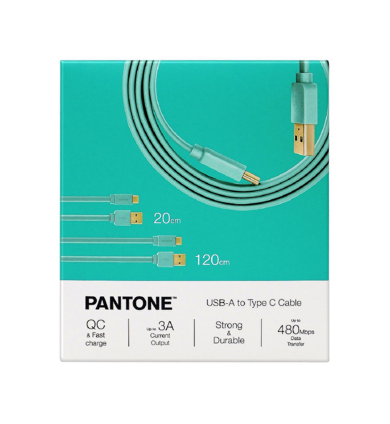 Pantone 20cm + 120cm Gold platted Typc C to Type A Cable