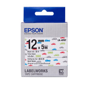 EPSON 愛普生 LK-4FBY(酷炫車) 標籤帶