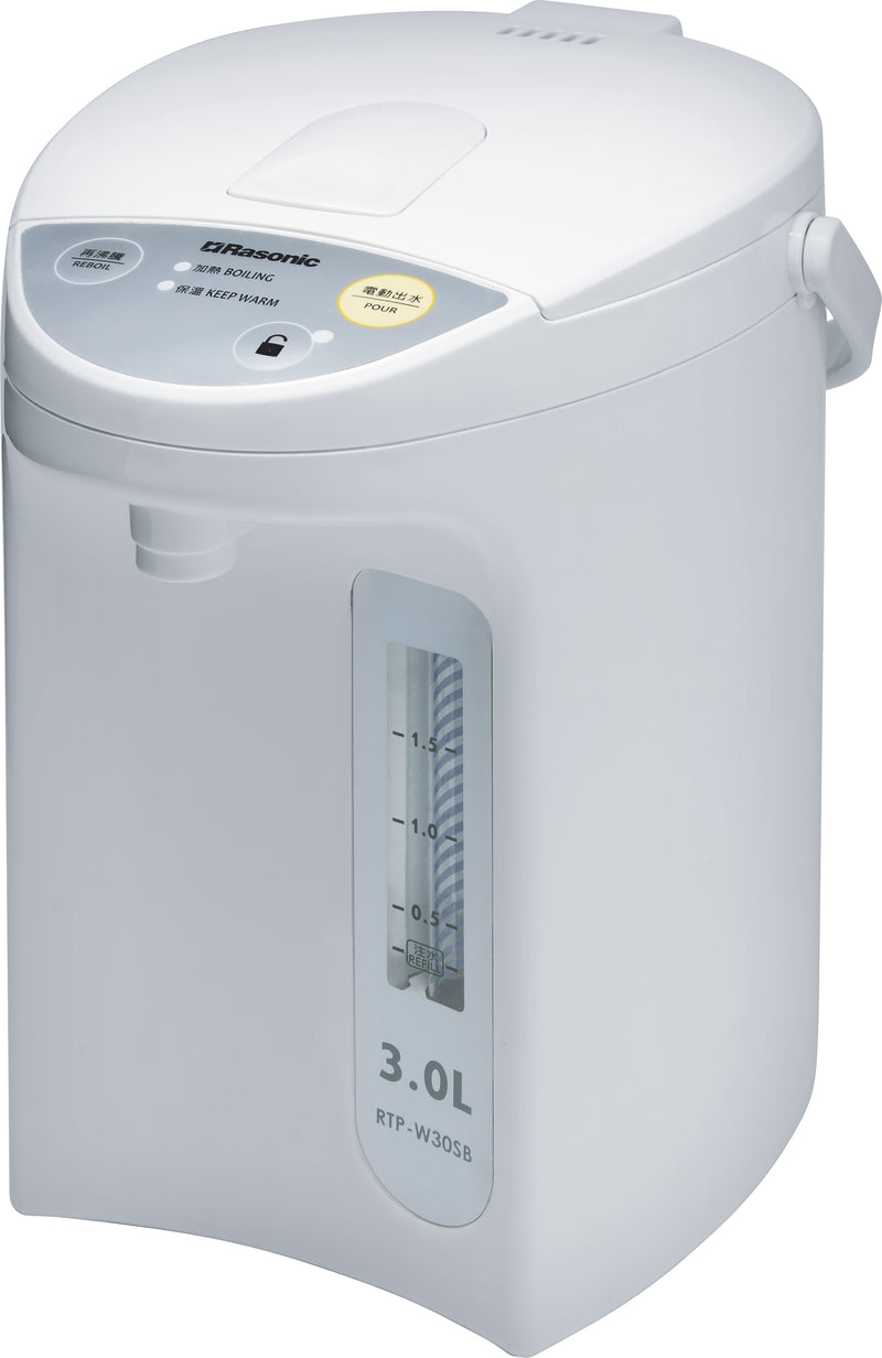RASONIC RTP-W30SB 3L Electric Pump or Cup Push Dispenser Thermo Pot