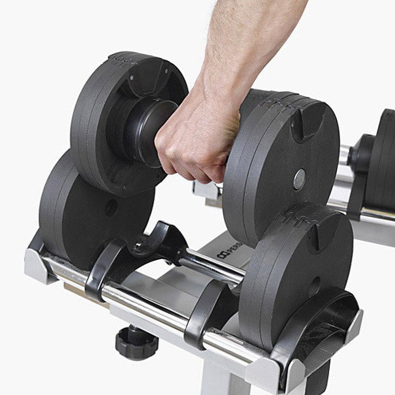 NÜO FLEXBELL 1-Sec Weight Adjustable Dumbbell (Set of 2-20kg) (1 Piece)