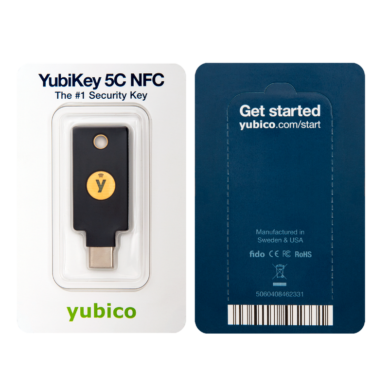 Yubico 5C NFC 多重認證保安鎖匙