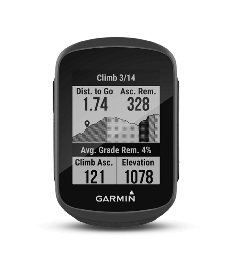 GARMIN Edge 130 Plus with HRM-Dual - English Compact GPS bike computer with training features