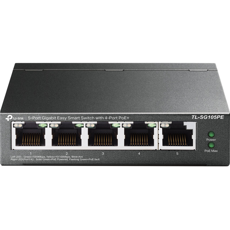 TP-Link TL-SG105PE 5-Port Gigabit 智慧型網絡交換器