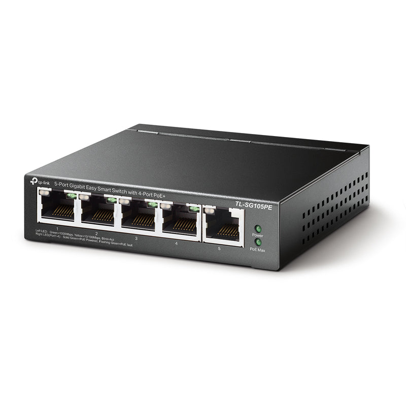 TP-Link TL-SG105PE 5-Port Gigabit Smart Network Switch