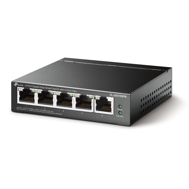 TP-Link TL-SG105PE 5-Port Gigabit 智慧型網絡交換器