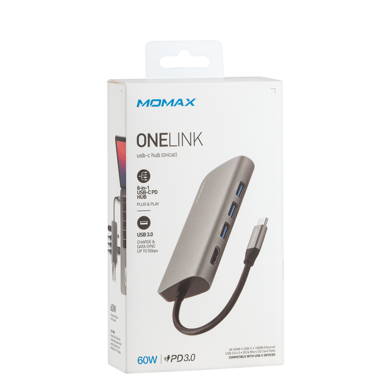Momax One Link 8-in-1 USB-C Hub