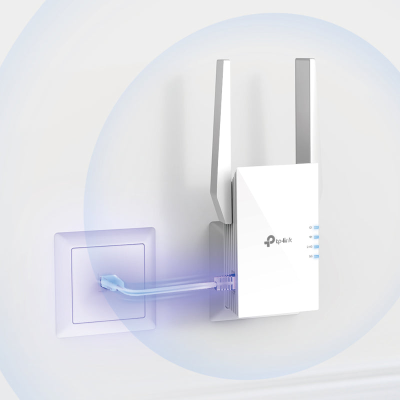 TP-Link RE505X Wi-Fi 6 AX1500高速雙頻訊號擴展器