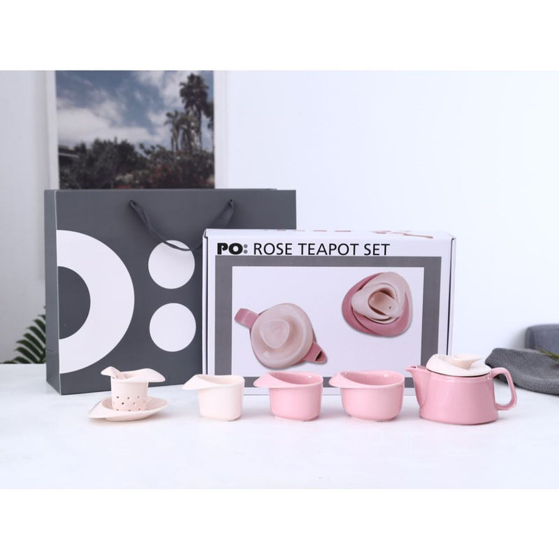 PO: Rose Teapot Set