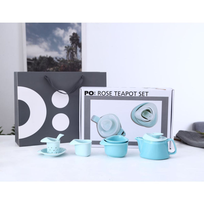 PO: Rose Teapot Set