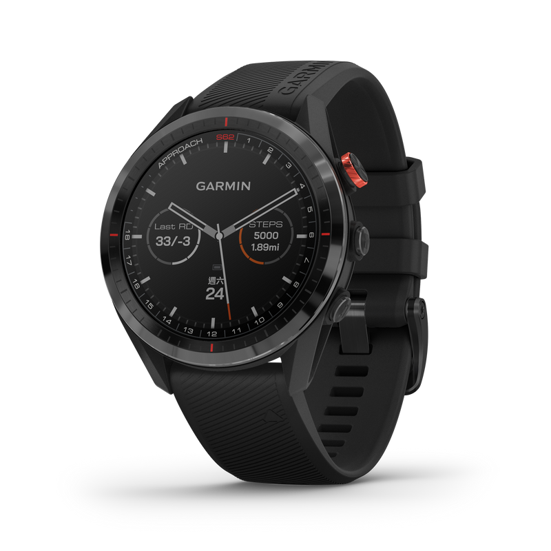 Garmin Approach S62 - 中文版 進階高爾夫 GPS腕錶 搭配 CT10 揮桿追蹤感測器