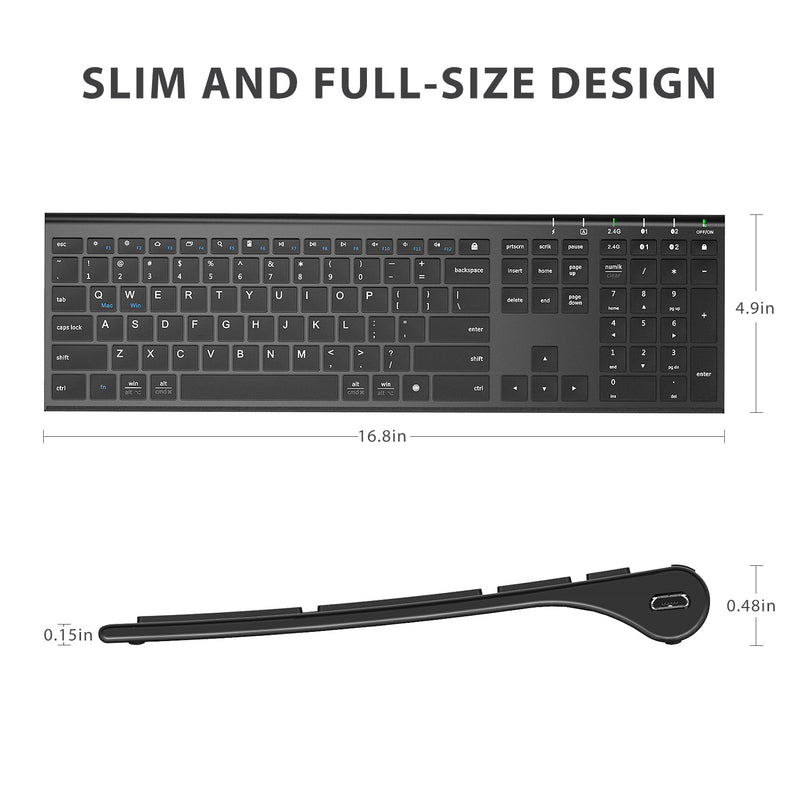 iClever IC-DK03 Ultra-thin Bluetooth Keyboard