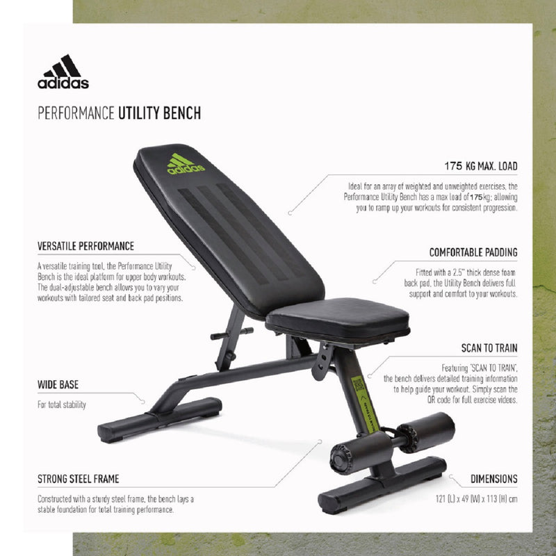 Adidas 多用途訓練健身椅