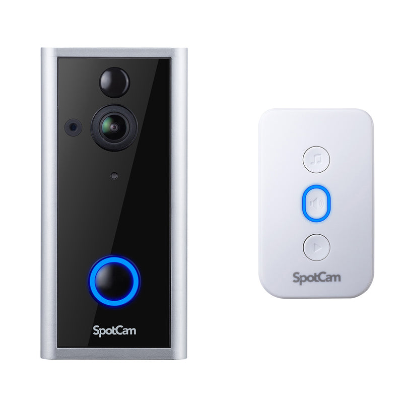 Spotcam Ring 2 1080P doorbell camera (with wireless doorbell)