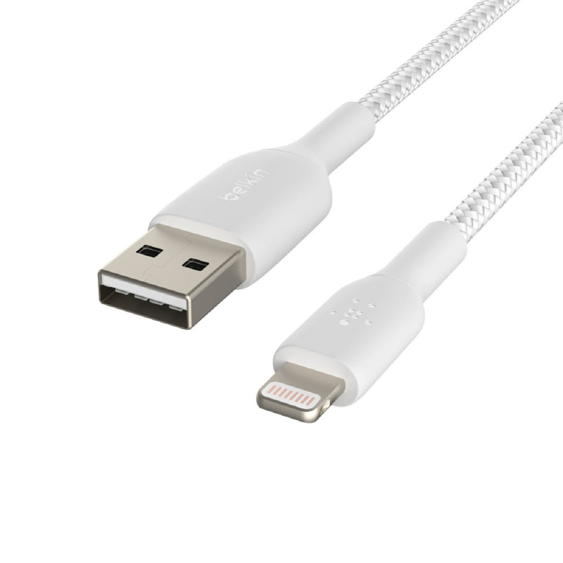 BELKIN 貝爾金 BOOST↑CHARGE™ Lightning 至 USB-A 編織線纜 (2米)