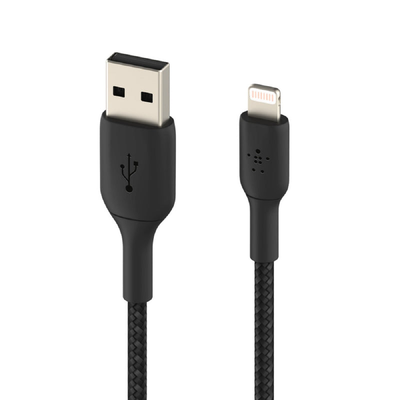 BELKIN 貝爾金 BOOST↑CHARGE™ Lightning 至 USB-A 編織線纜 (2米)