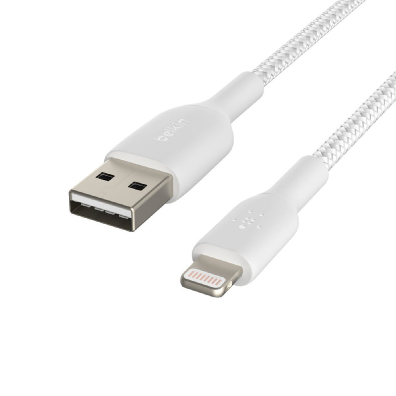 BELKIN 貝爾金 BOOST↑CHARGE™ Lightning 至 USB-A 編織線纜 (0.15米)