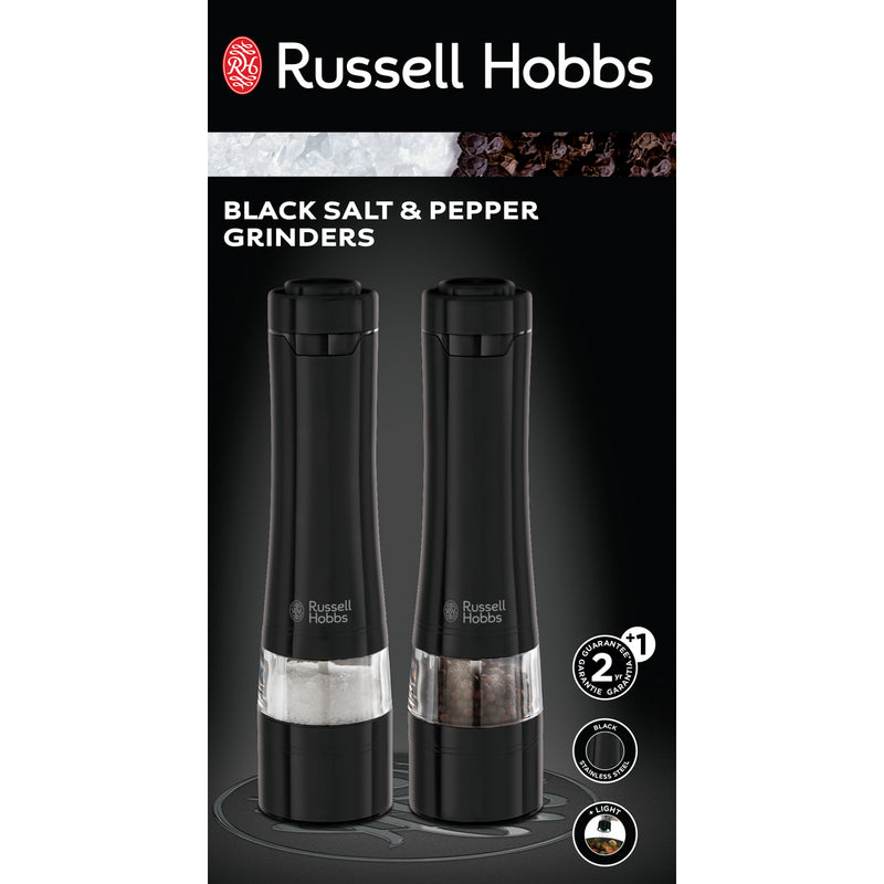 RUSSELL HOBBS RH-28010 Electric Salt / Pepper Grinder (Two Pack)
