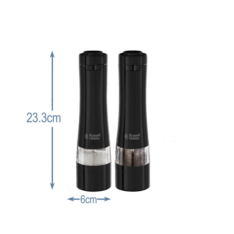 RUSSELL HOBBS RH-28010 Electric Salt / Pepper Grinder (Two Pack)