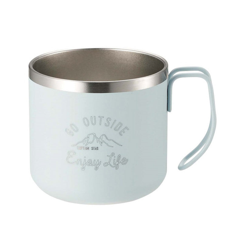 Captain stag Monte Double Stainless Mug 350L