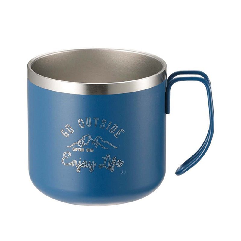 Captain stag Monte Double Stainless Mug 350L