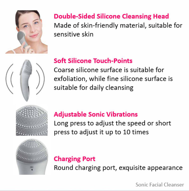 TOUCHBeauty TB1788 Sonic Facial Cleanser (Random colour)