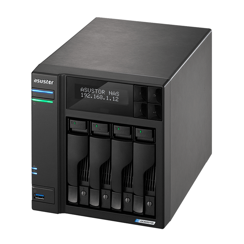 ASUSTOR 華芸 Lockerstor 4 AS6604T 網路儲存裝置